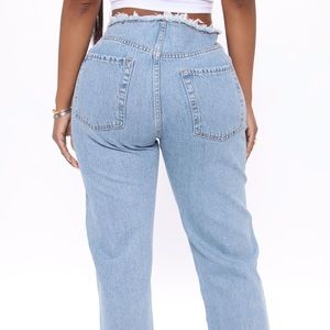 FashionNova Hip Hugger Slouch Fit Jeans